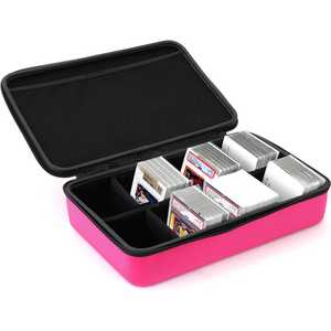 Customized CSG SLAB Carry Hard Graded Trading Card Storage Case Toploaders  Box Holders with Zipper Lock