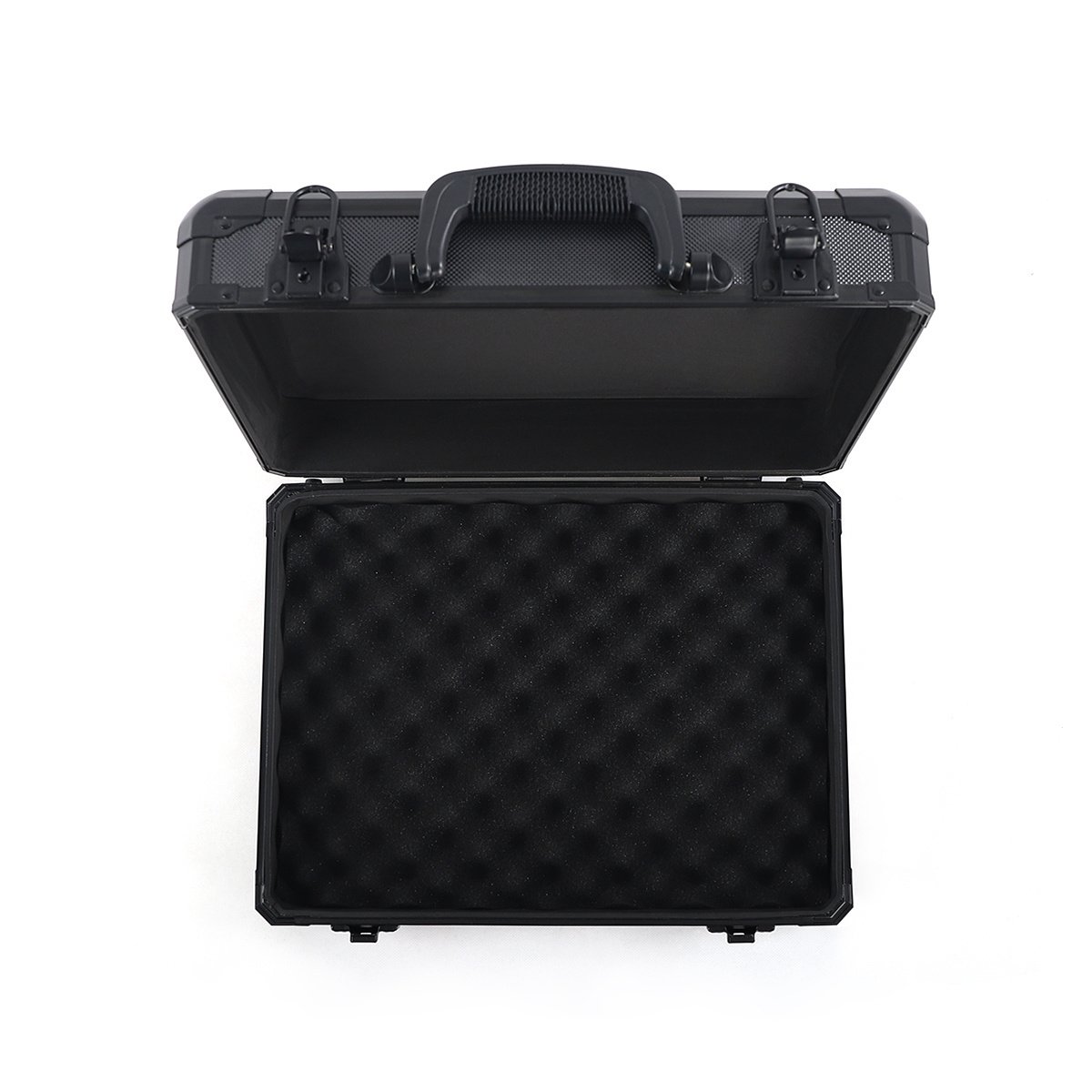 Factory Custom Size Aluminum Instrument Carrying Case Tool Box Fireproof Secure Lock Briefcase