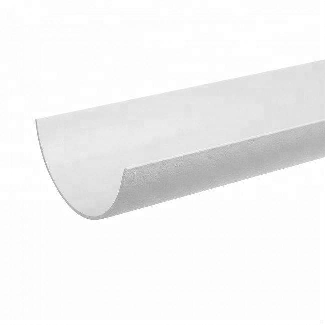 OEM Plastic half round pvc pipe plastic tubing rigid ABS PP PVC PE HDPE pipe extrusion profile