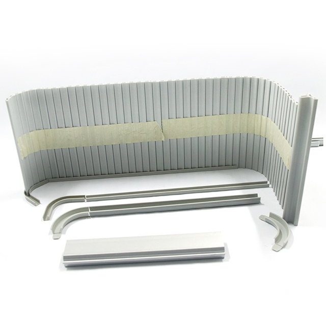 Direct factory manufacturer rolling Open door and finished surface roller shutter door pvc tambour door