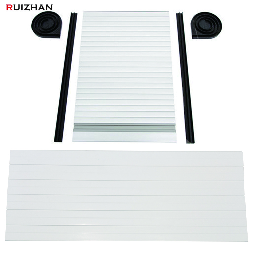 Directly price plastic sliding door tambour door roller shutter door for the kichen pass