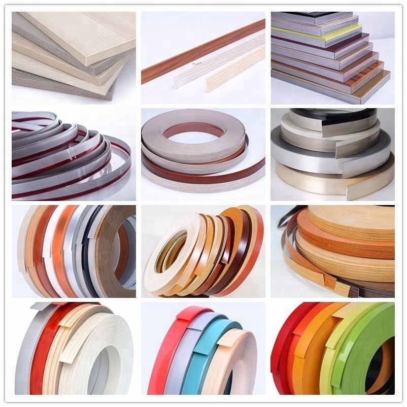 Furniture accessories  high quality ABS/Acrylic/PVC edge banding tapacanto veneer edge banding for cabinet decorative