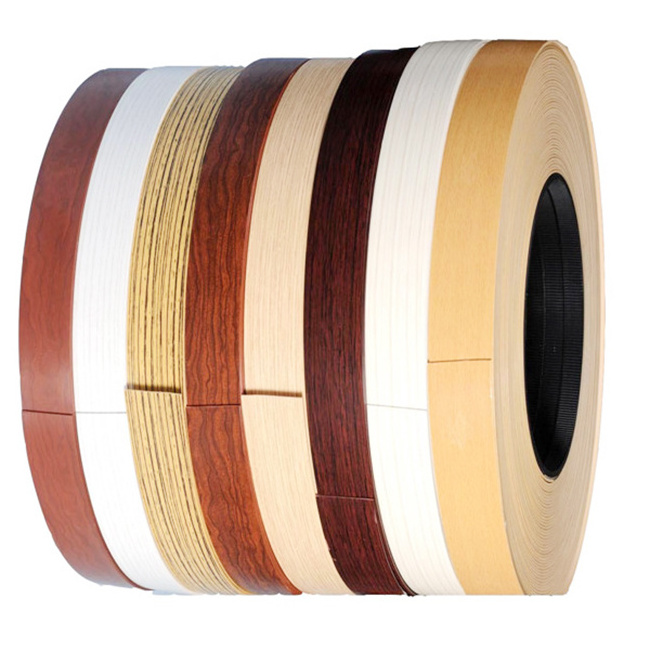 RuiZhan customized size oem rubber  strip plastic cabinet edge trim edge banding tape for mdf desk