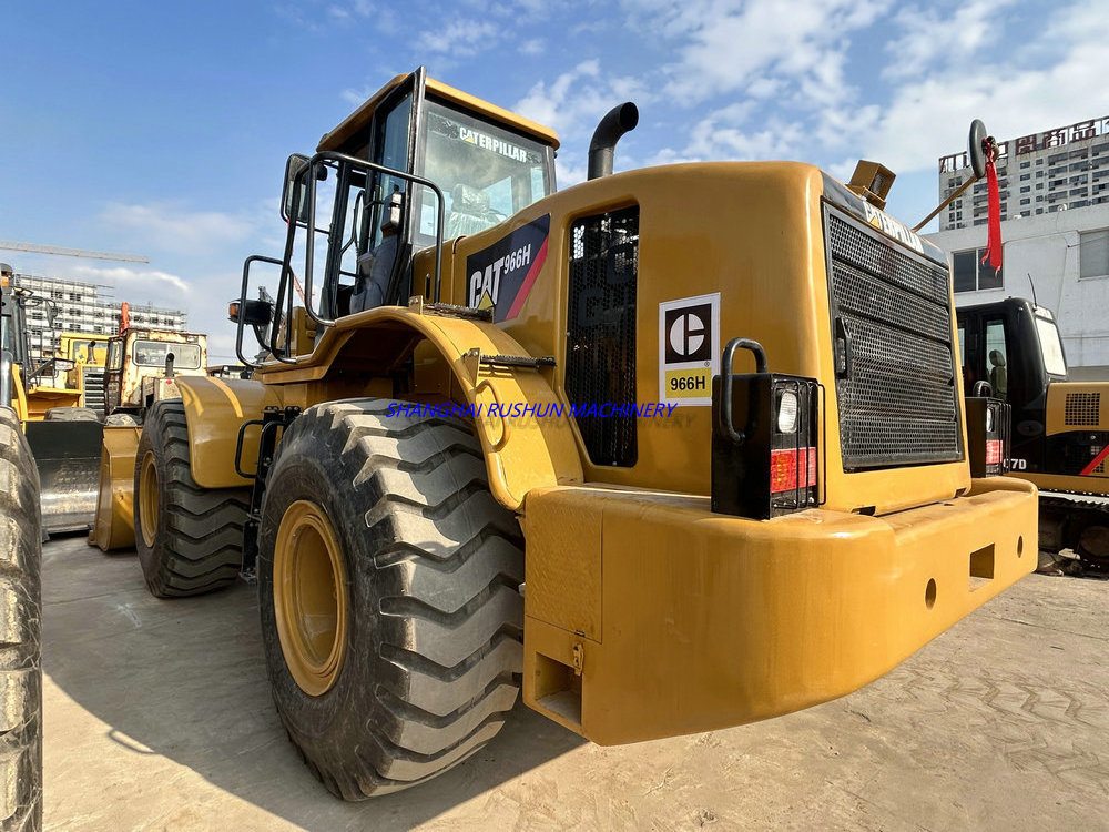 Construction Second-hand Machinery CATERPILLAR CAT 996H Used wheel Loader Large Bucket Meets SAE and ISO Standards