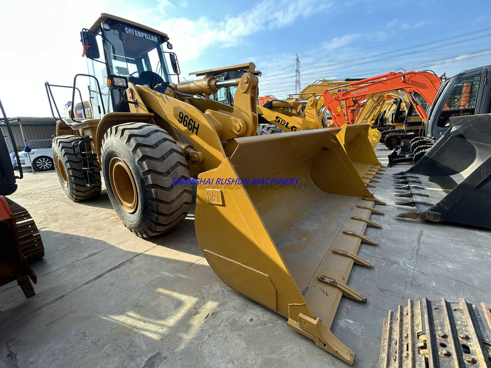 Construction Second-hand Machinery CATERPILLAR CAT 996H Used wheel Loader Large Bucket Meets SAE and ISO Standards