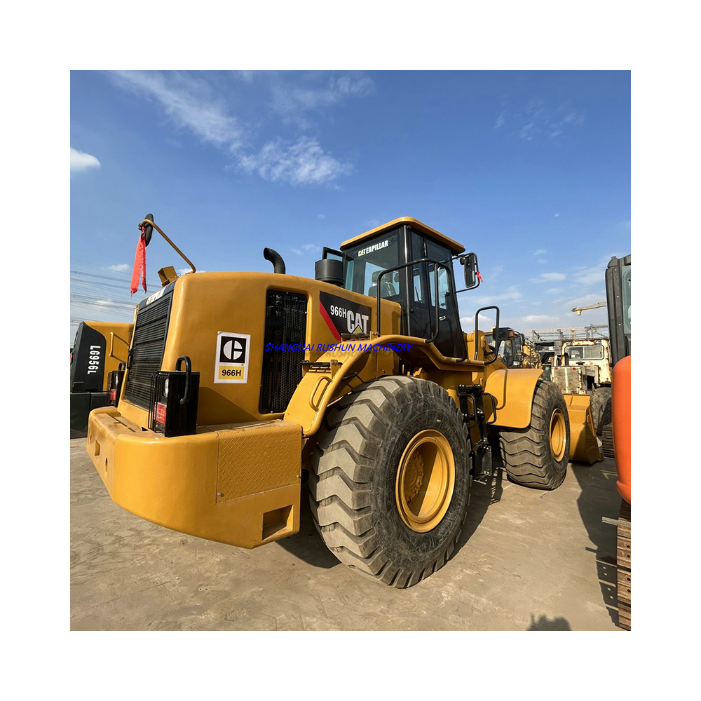 Construction Second-hand Machinery CATERPILLAR CAT 996H Used wheel Loader Large Bucket Meets SAE and ISO Standards