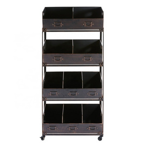 4-Tier Hige Quality Hot Sale Modern Metal Storage Rack Kitchen Serving Trolley Cart Kitchen Furniture