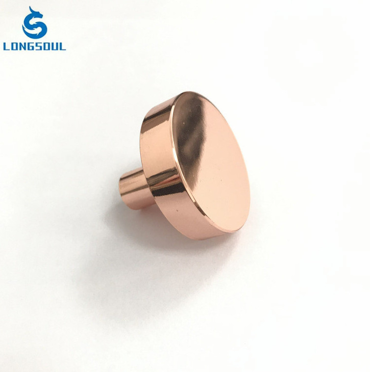 Competitive price Modern designs Rose Gold Aluminum Drawer Knob Furniture Kitchen Knobs Cabinet pull Handle