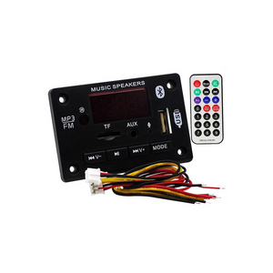 5V 12V Bluetooth 5.0 Car MP3 Decoder Board With Talk FM Radio Diy Sound Box TF Card U Disk Player