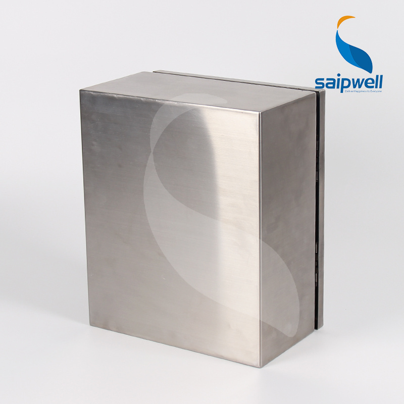 SAIPWELL High Quality Outdoor IP66 Waterproof Stainless Steel Small Box Metal Box Enclosure