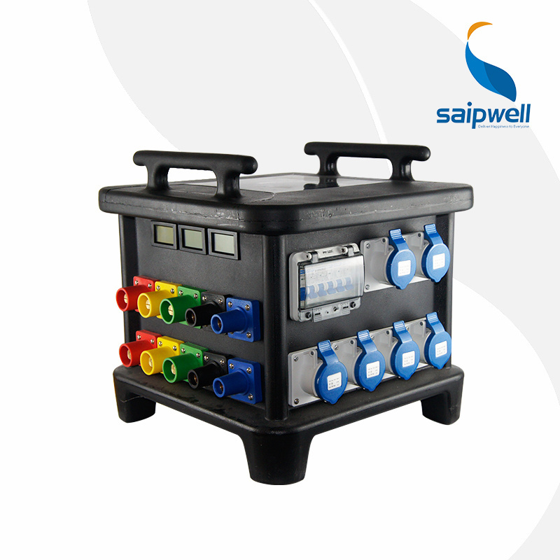 Outdoor IP67 Box SAIPWELL Waterproof Electrical Power Portable Distribution box control panel SP-BOX-02