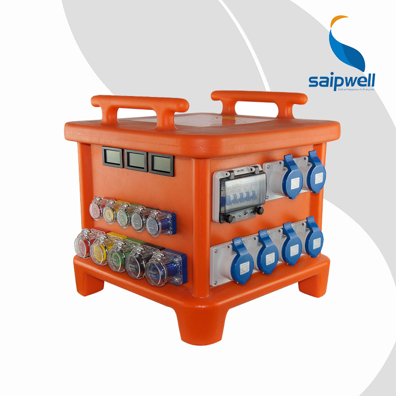 Outdoor IP67 Box SAIPWELL Waterproof Electrical Power Portable Distribution box control panel SP-BOX-02