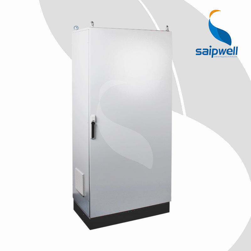 SAIPWELLL Powder Coated Modular Floor Standing Extensible Enclosure custom metal boxes distribution box metal single/double door