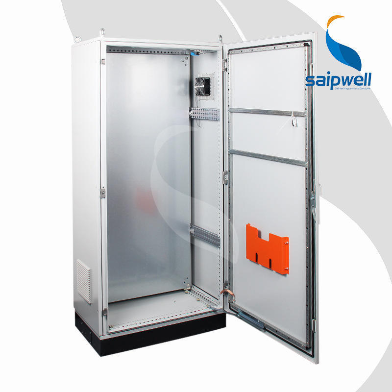 SAIPWELLL Powder Coated Modular Floor Standing Extensible Enclosure custom metal boxes distribution box metal single/double door