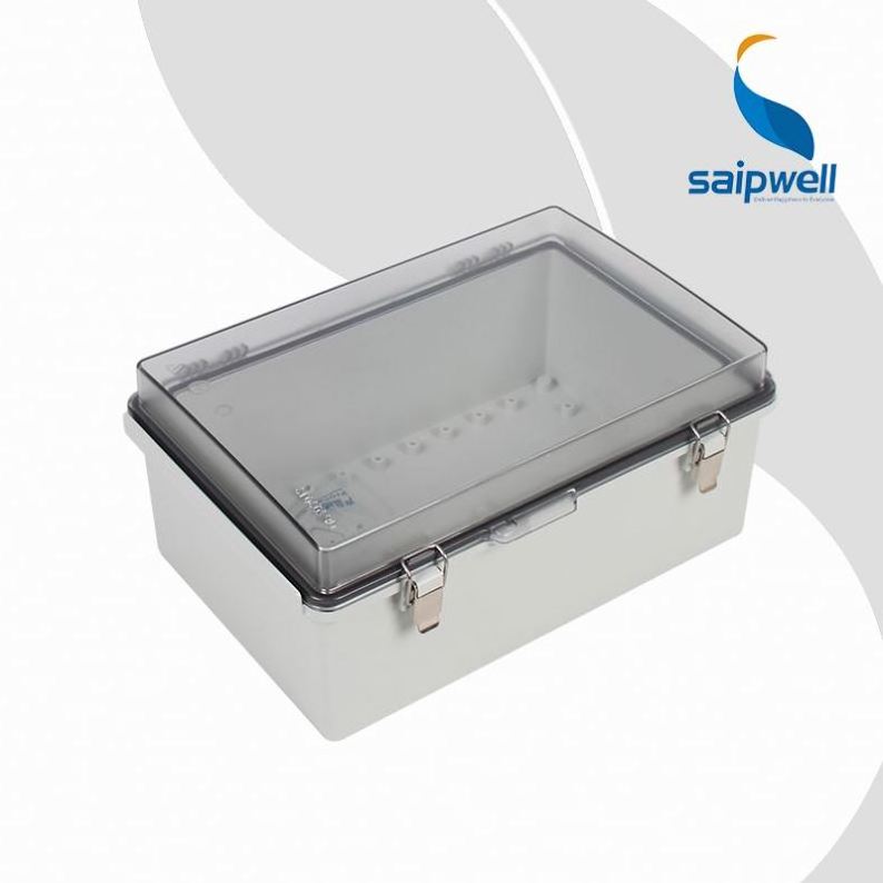 SAIPWELL outdoor cabinet used as battery box plastic ABS Polycarbonate box electric case outdoor waterproof junction box