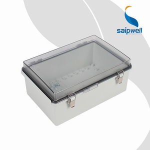 saip Hot Sale IP66 Watertight PC Outdoor Power Supply Box  and project box 400*300*200mm electric box enclosures