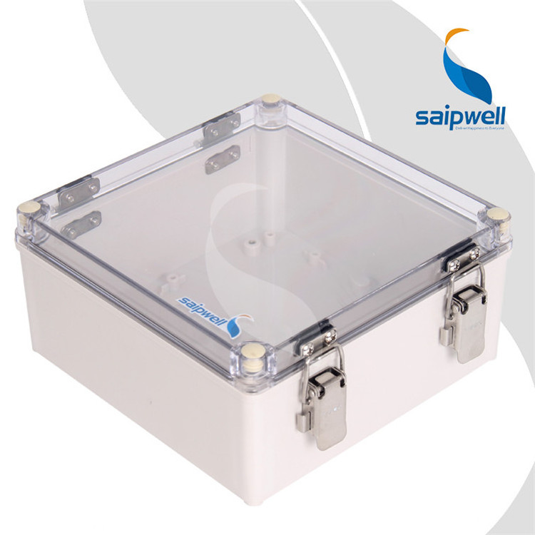 SAIPWELL DS-AGS series metal  clasp plastic IP66 waterproof electrical enclosure electric box switch box junction box