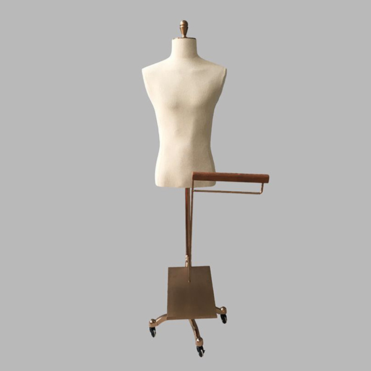 Warehouse Clothes Display Mannequin Male Dressmaker Dummy Dress Form Head Mannequin Wooden Arms Male Male Mannequin Torso