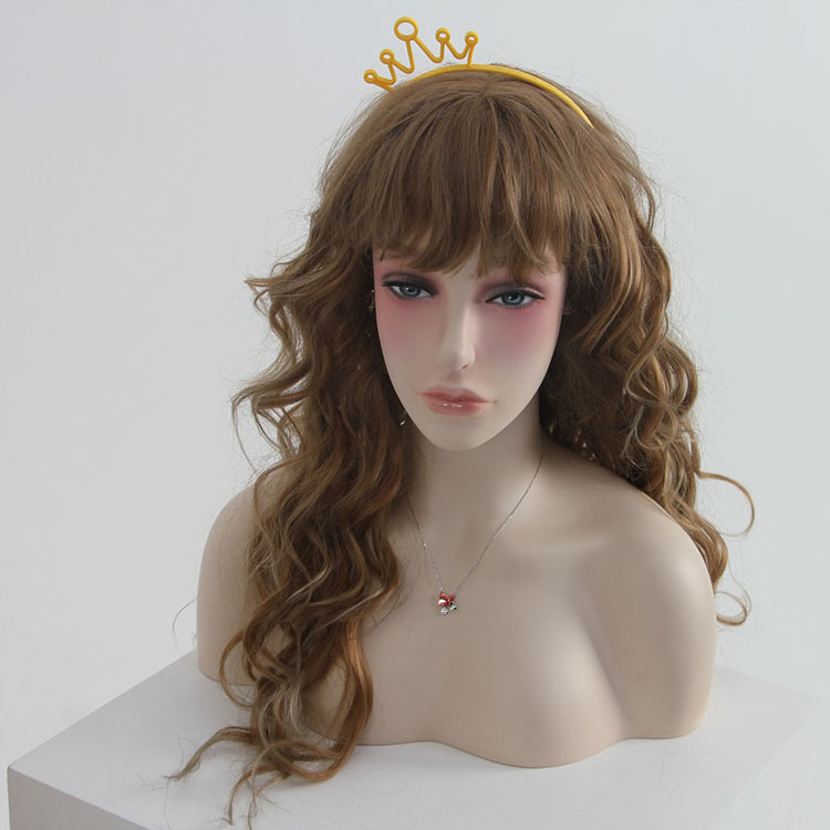 Wholesale Cheap Female Makeup Jewelry Display Wig Mannequin Head With Shoulder Wigs Mannequin Wigs Display With Shoulder