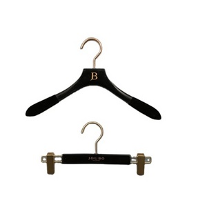 Premium Custom Logo  Luxury Wooden Coat Suit Jacket Clothes Hanger