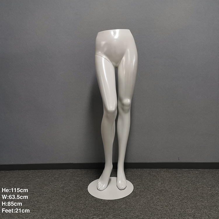 Model Pants Display Commercial Female Standing Half Body Leg Mannequin Custom for Adults 63.5cm 115cm 21cm 85cm FRP