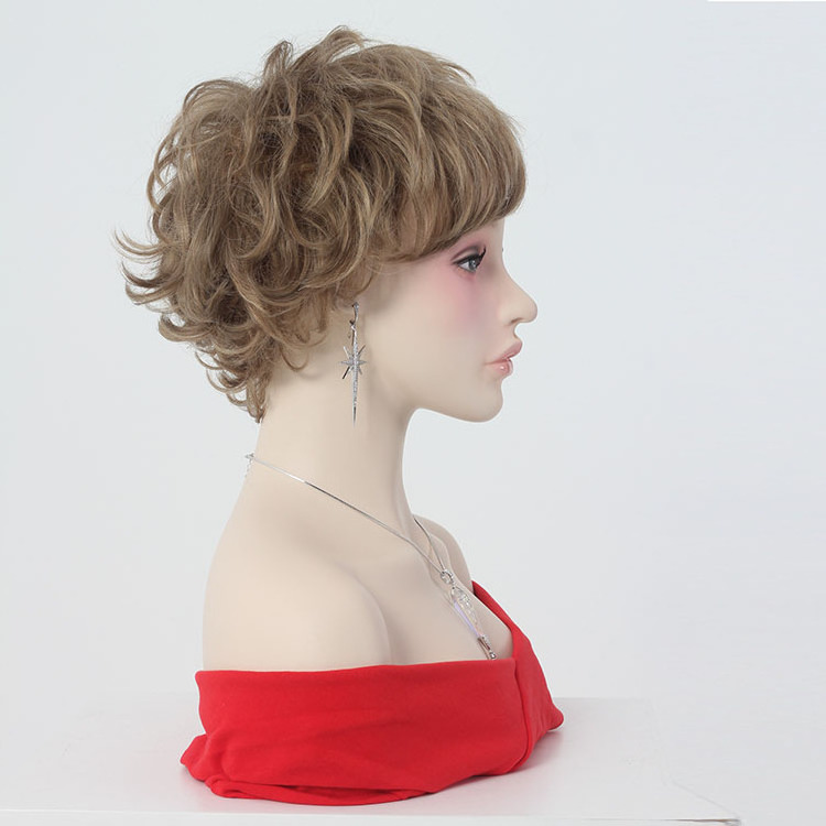 Wholesale Cheap Female Makeup Jewelry Display Wig Mannequin Head With Shoulder Wigs Mannequin Wigs Display With Shoulder