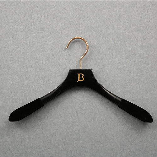 Premium Custom Logo  Luxury Wooden Coat Suit Jacket Clothes Hanger