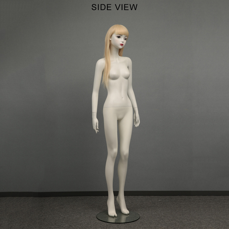 Fashion Female Mannequin Full Body Window Display Retail Full Body Mannequin With Hair