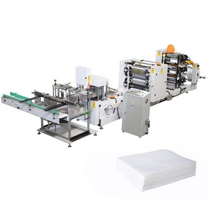 Full Automatic 1000sheets/min high speed Embossing Folding Napkin Tissue Paper Making Machine Paper Napkin Machine