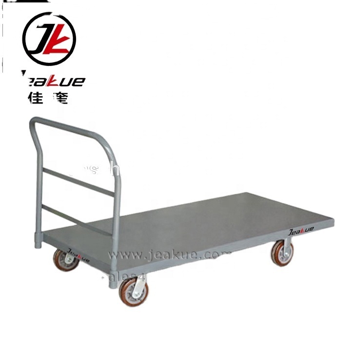 450/900kg Large Capacity Big Platform Stainless Steel Single Handle Platform Trolley