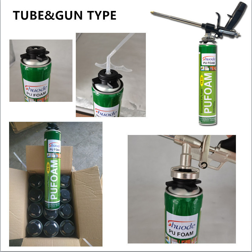 750 Ml High Density Gun Type Gap Filler Super Fix Adhesive Glue General Purpose Pu Foam