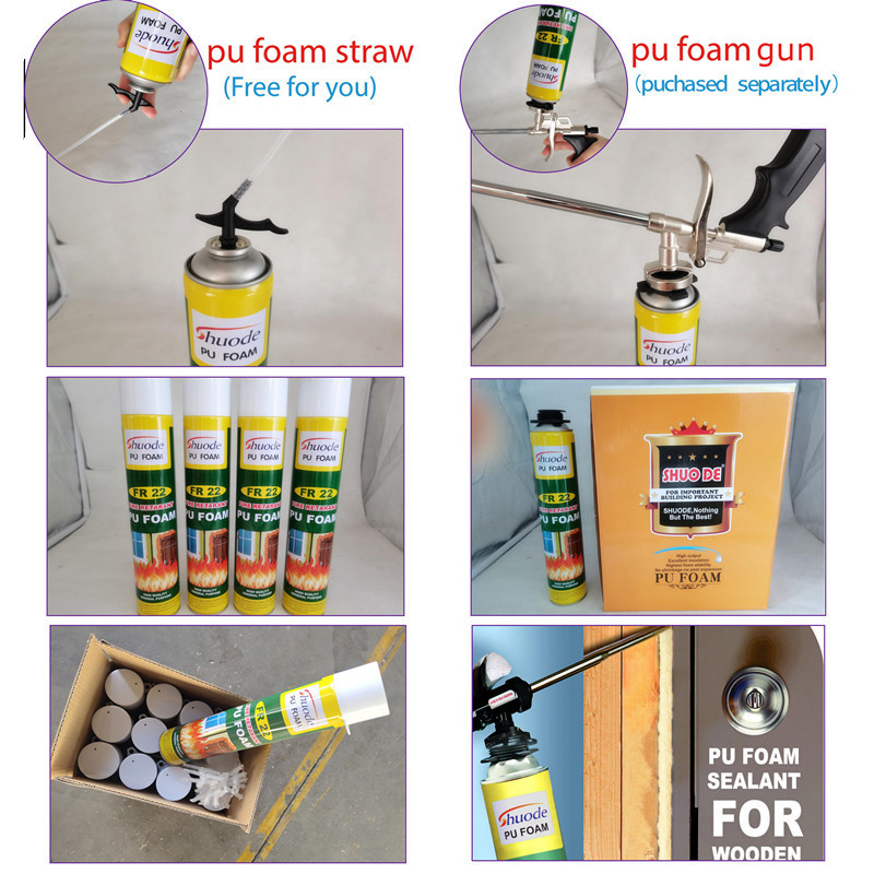 Fire Retardant Pu Foam Cheap Foam For General Purpose 750ml Polyurethane Foam Spray