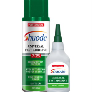 SHUODE MDF Kit High Viscosity Cyanoacrylate Adhesive Super Glue with Accelerator