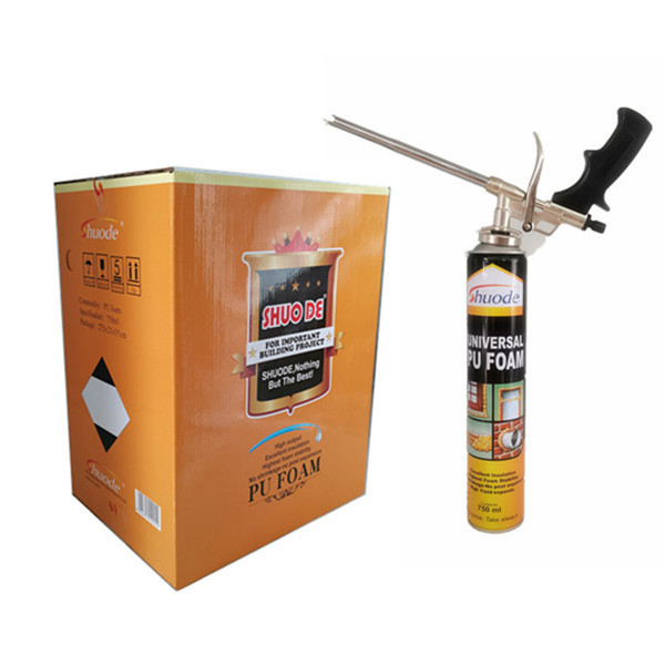 Fireproof closed cell insulation spray pu foam for building material