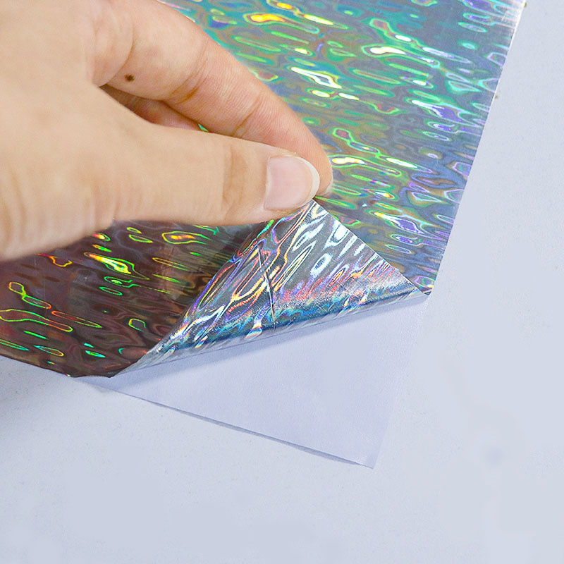 Metallic Holographic Card Stock Shiny Iridescent Mirror Paper Sheets Mixed Color Paper Thick Cardstock Resin Craft Filling