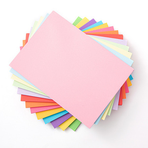 Factory Direct Sales 70G Soft Colored Paper Handmade Paper Folding Mixed 10 Color A4 Color Children's Kindergarten Paper