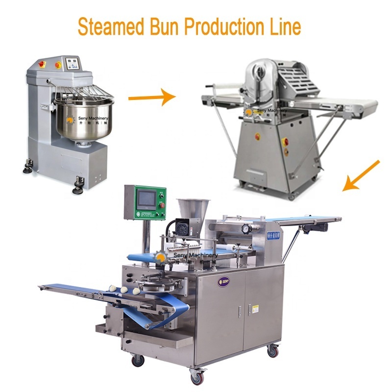 Multi function Healthy Chinese Snacks Frozen Bao Steamed Buns Machine