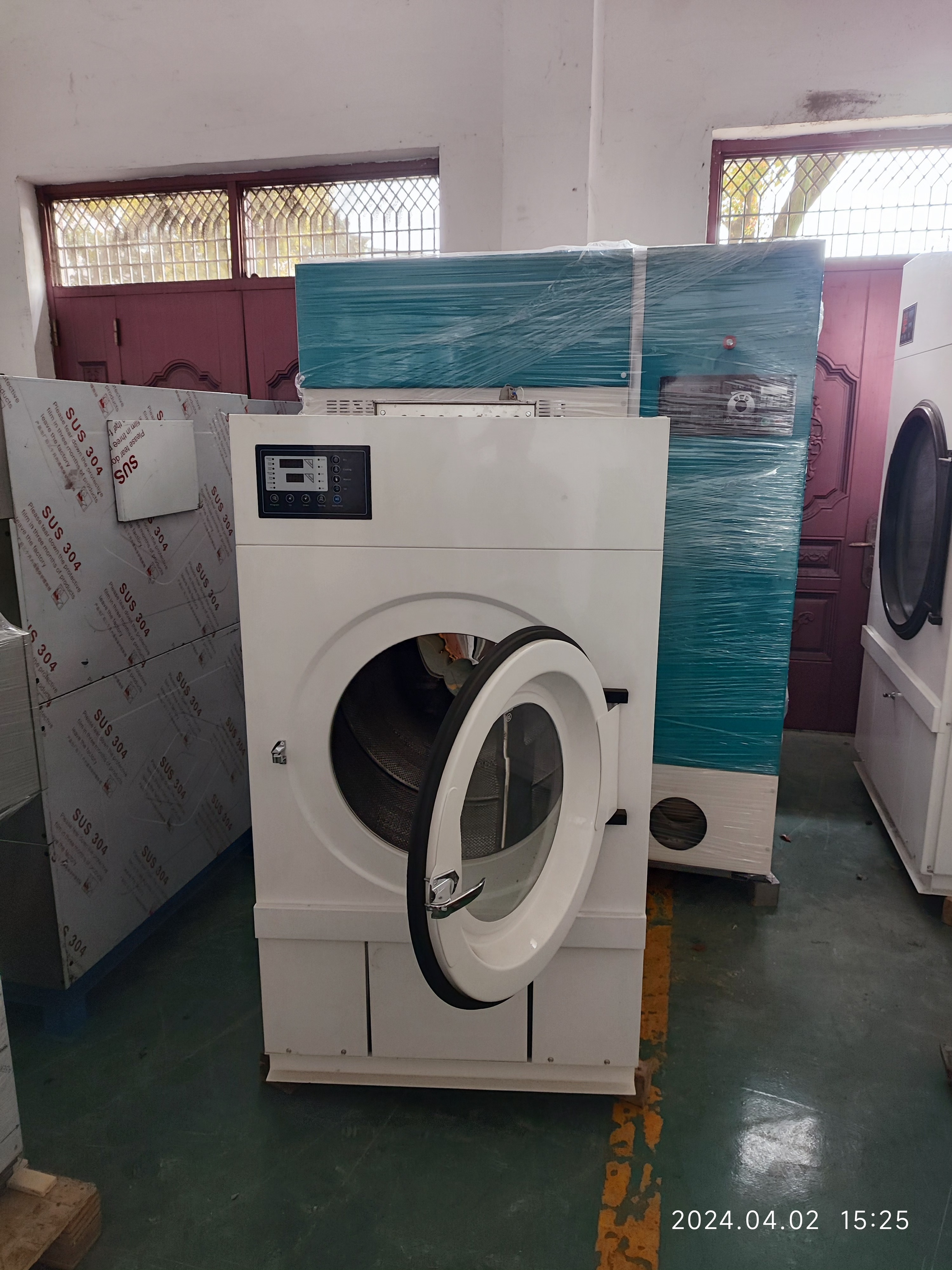 High-performance Commercial Hotel Hospital Industrial Washing Machine Automatic 100kg for Ironing Dryer Electric Stainless Steel