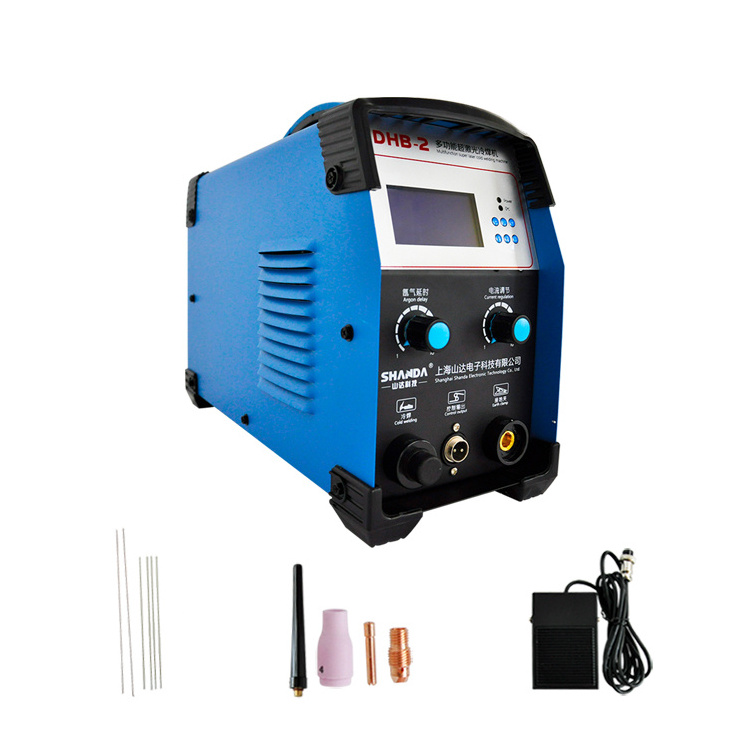 LCD iron steel repairing mould portable mini spot welding machine industrial welding machinery equipment inverter arc welding