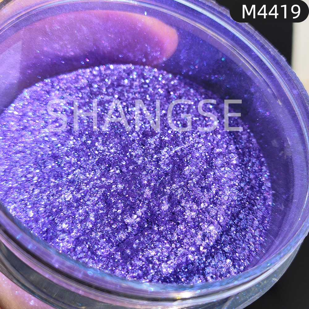 Cosmetic Diamond Effect Iridescent Glitter Super Sparkle Loose  Pearl Pigment for Nail Art, Craft