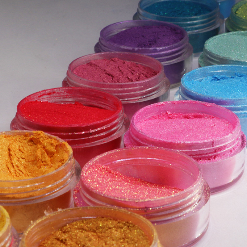 Factory  Price Cosmetic Grade Pearl Pigment Non-Toxic Natural Mica Powder for Eyeshadow ,Lipgloss, Soap