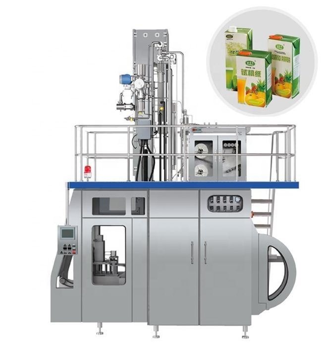 aseptic carton box UHT milk filling machine uht milk production line