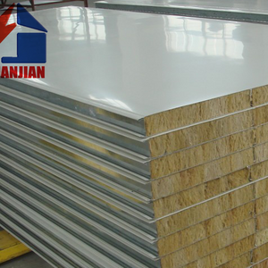 Fireproof Glass Wool Sandwich Panel for Prefab House Roof