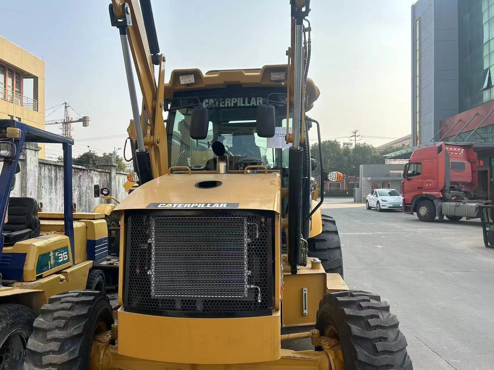 Used Backhoe Loader Manufacturers Direct Sale Towable Backhoe Caterpillar Backhoe 420F for Sale