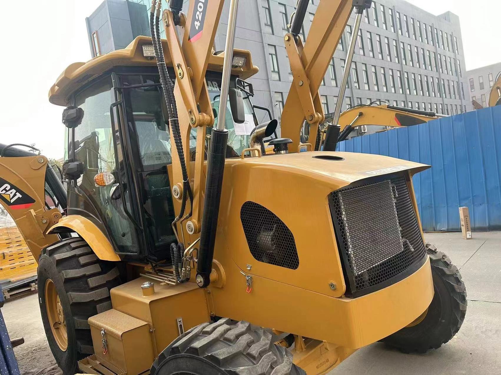 Used Backhoe Loader Manufacturers Direct Sale Towable Backhoe Caterpillar Backhoe 420F for Sale