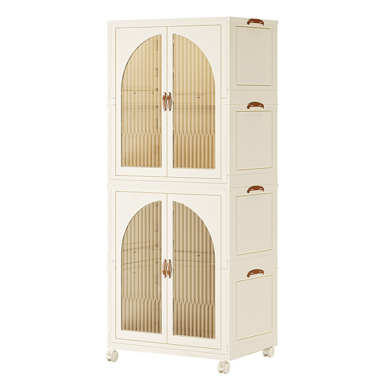 Jeko&Jeko Portable And Durable Plastic Quick Install Toddler Dresser Wardrobe Storage Closet