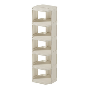 Jeko&Jeko Stand Small Narrow Vertical Shoe Shelf for Entryway Hallway Dorm Bathroom