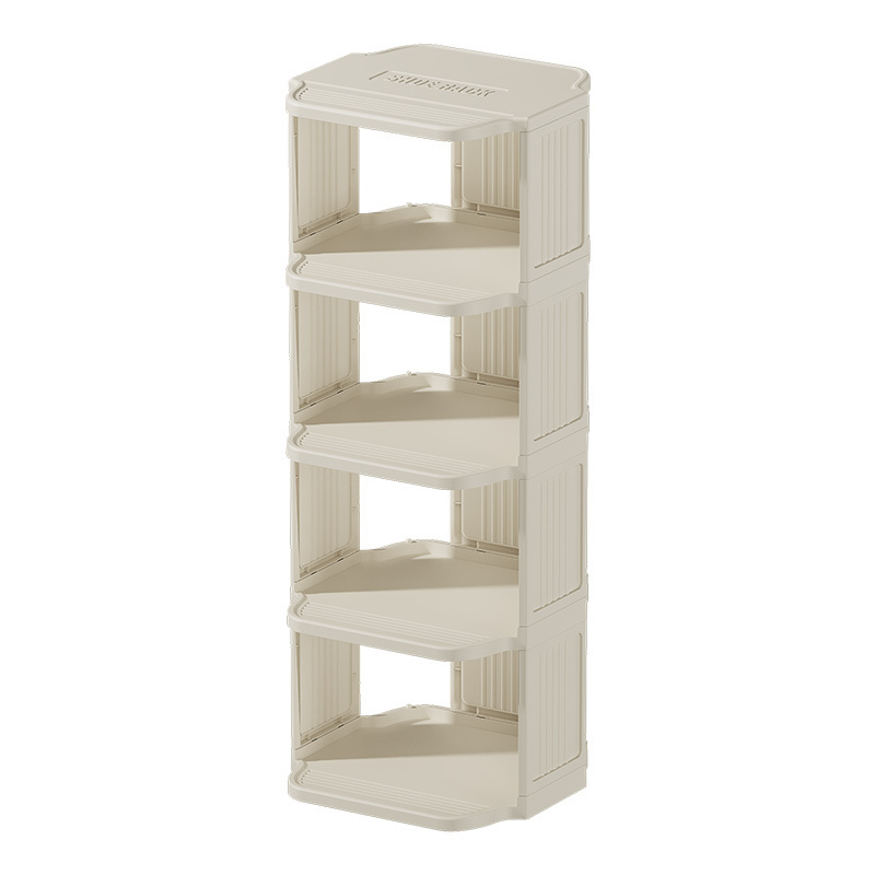 Jeko&Jeko Stand Small Narrow Vertical Shoe Shelf for Entryway Hallway Dorm Bathroom