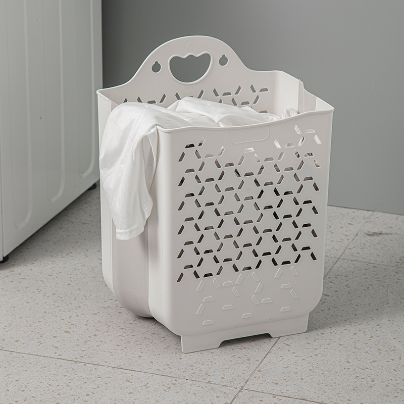 Jeko&Jeko Collapsible Freestanding Tall Laundry Basket Clothes Toys Storage