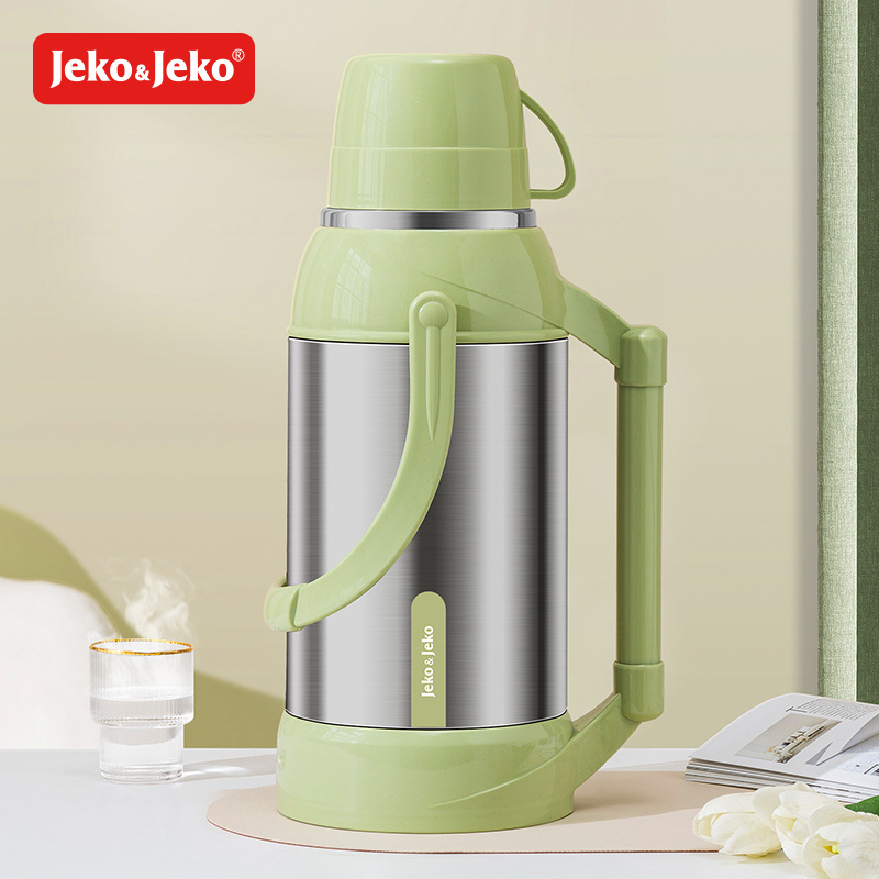 Jeko&Jeko Coffee Carafe 60 Oz Thermos Coffee Kettle Household Bottle Insulated Double Walled Vacuum Kettle